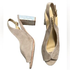 Vaneli suede pumps heels size 9 M